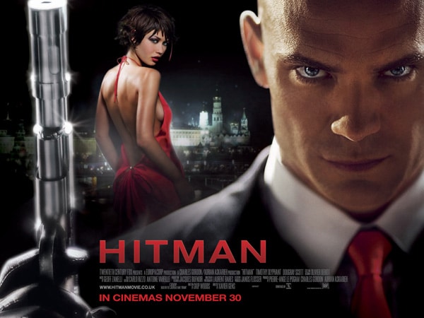 Hitman movie poster UK