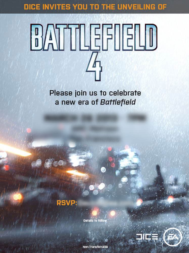 Battlefield 4 invitacion
