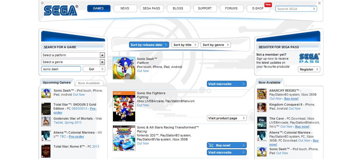 Sonic-Dash-Android-SEGA-website