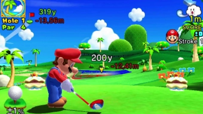 Mario Golf World Tour gameplay