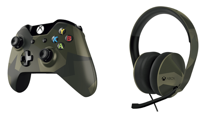Xbox One mando cascos camuflaje