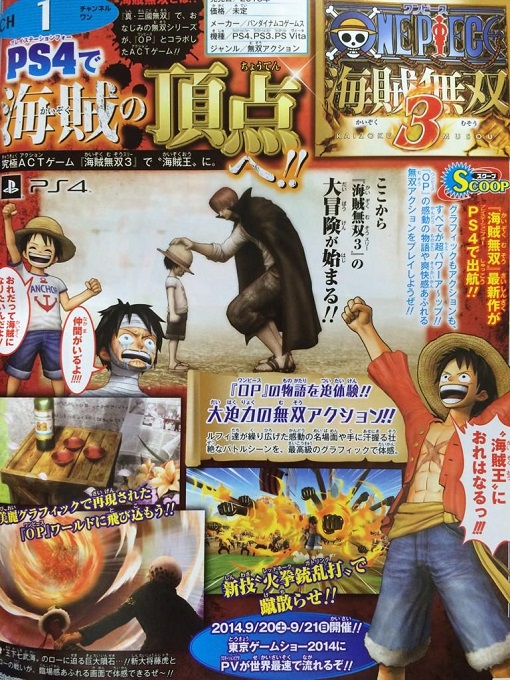 One Piece Pirate Warriors 3 Scan
