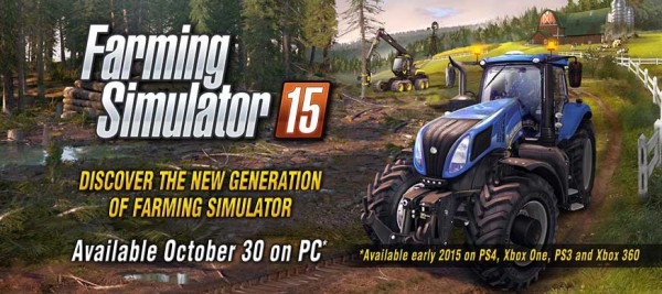 Farming Simulator 15 ya tiene tráiler de lanzamientoFarming simulator