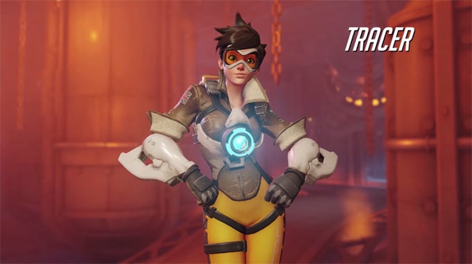 Guia personajes Overwatch Tracer