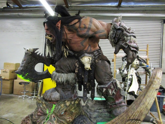 Warlords of Draenor Orco estatua