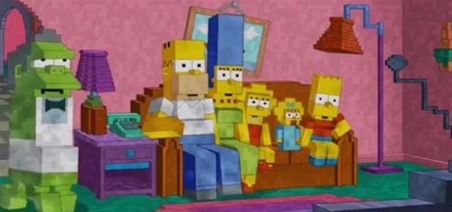 Los Simpsons aterrizan en Minecraft