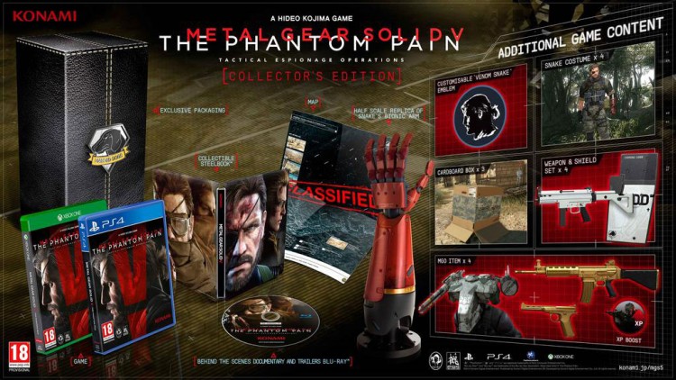 Metal Gear Solid V: The Phantom Pain revela su edición coleccionista