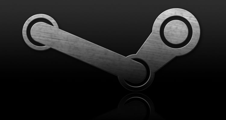 Logo de Steam, la tienda digital de Valve.