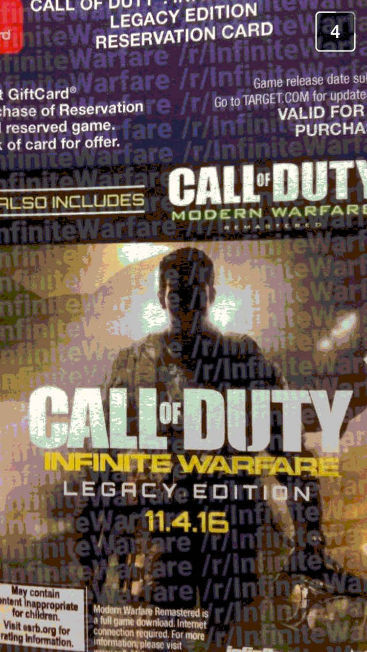Call of Duty: Infinity Warfare vendrá con Modern Warfare en su Edición Legacy, según un nuevo rumor