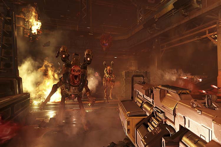 Doom muestra un extenso gameplay de su campaña