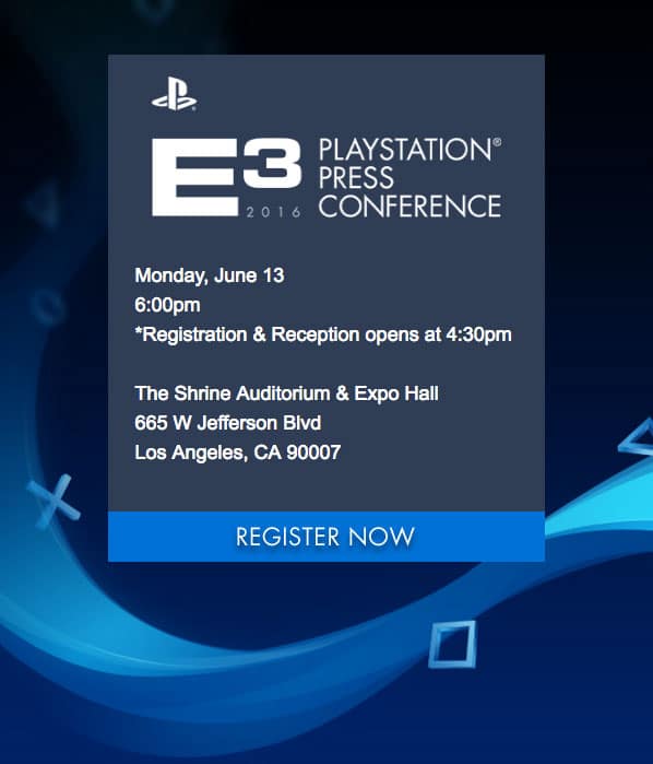 Conferencia Sony E3 2016