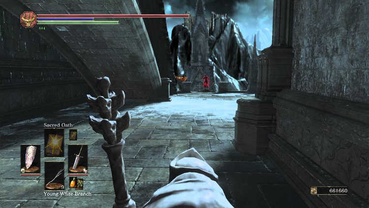 Dark Souls 3 te muestra cómo usar el hechizo Camaleón con arte