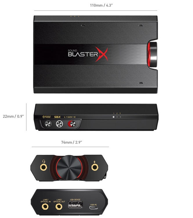Sound BlasterX G5 Análisis hardware