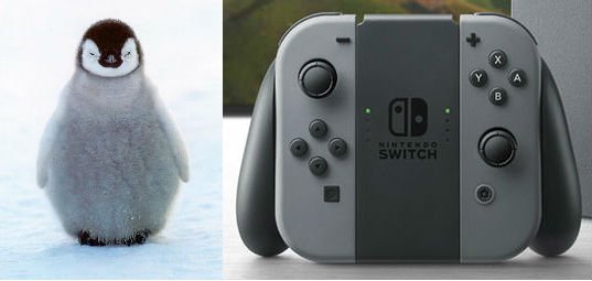 Nintendo Switch meme pingüino