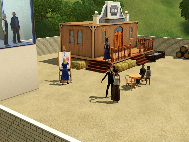 Westworld recreado en Los Sims por fans