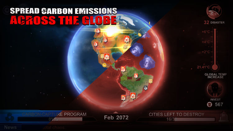 carbon warfare simulador calentamiento global