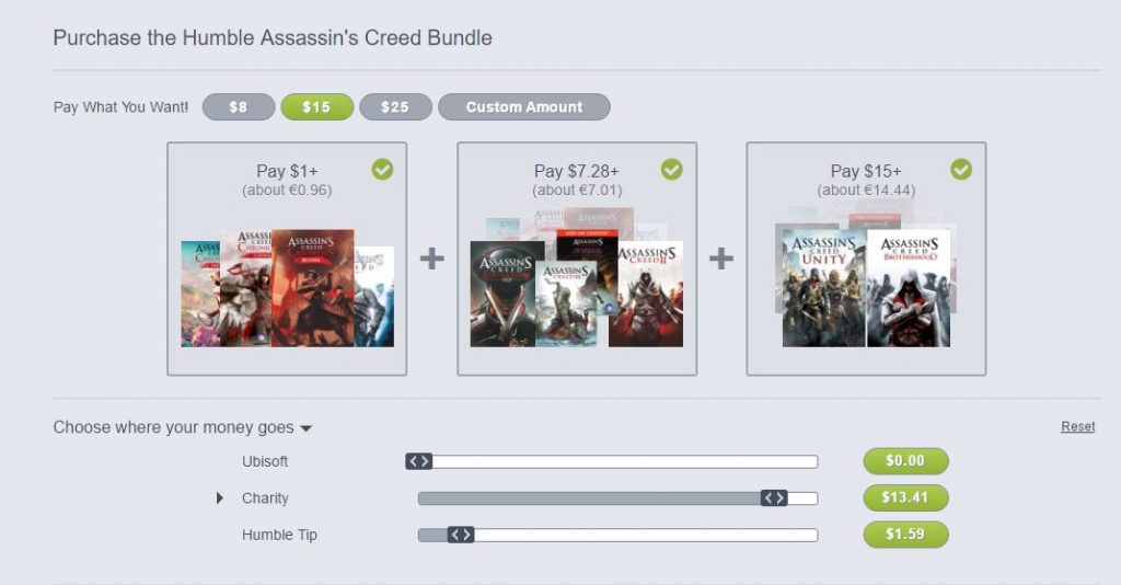Assassin's Creed protagoniza un Humble Bundle muy completo