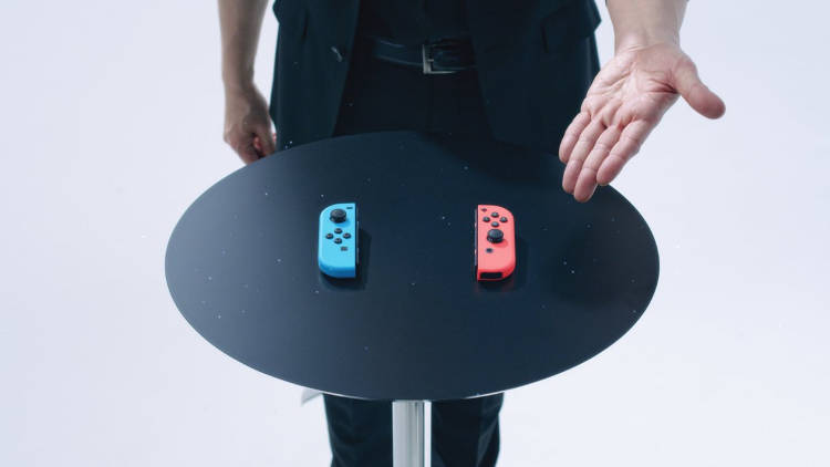 Nintendo Switch muestra su Joycon al detalle en su presentación