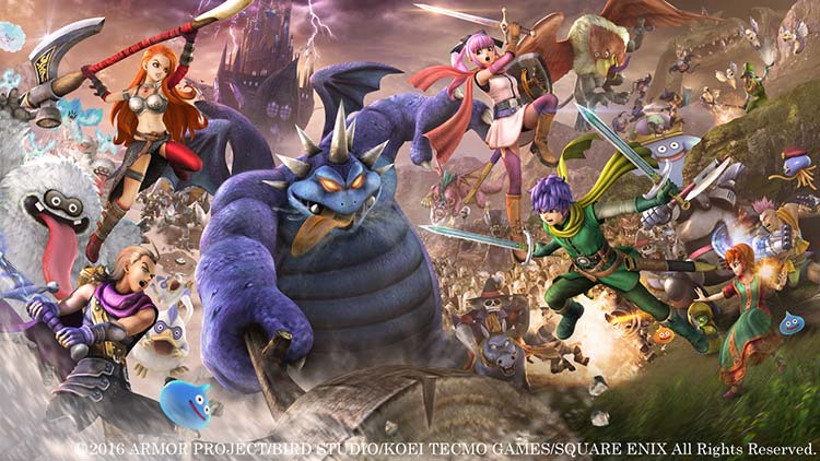 Dragon Quest Heroes II nintendo switch playstation 4 comparativa