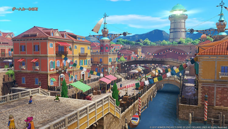 Dragon Quest XI detalles ciudades mundo mazmorras nuevo personaje