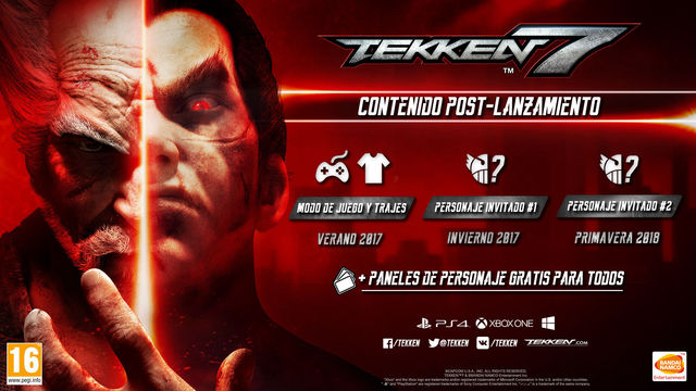 Tekken 7 DLC luchadores