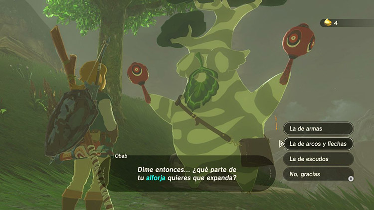 The legend of Zelda Breath of the Wild recompensa semillas kolog