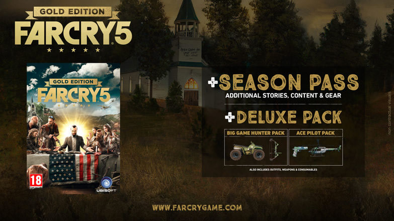 ediciones especiales de far cry 5 edicion gold