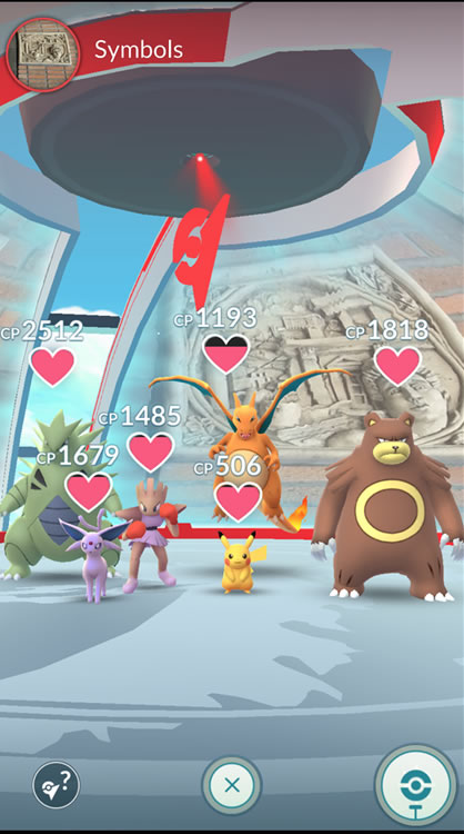 cambios en los gimnasios de pokemon go