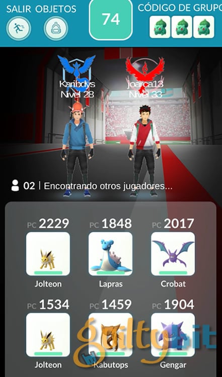 guia de incursiones de pokemon go sala privada 2