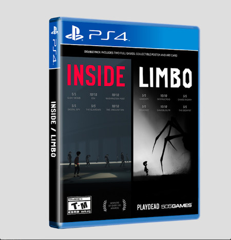 pack físico de Limbo e Inside