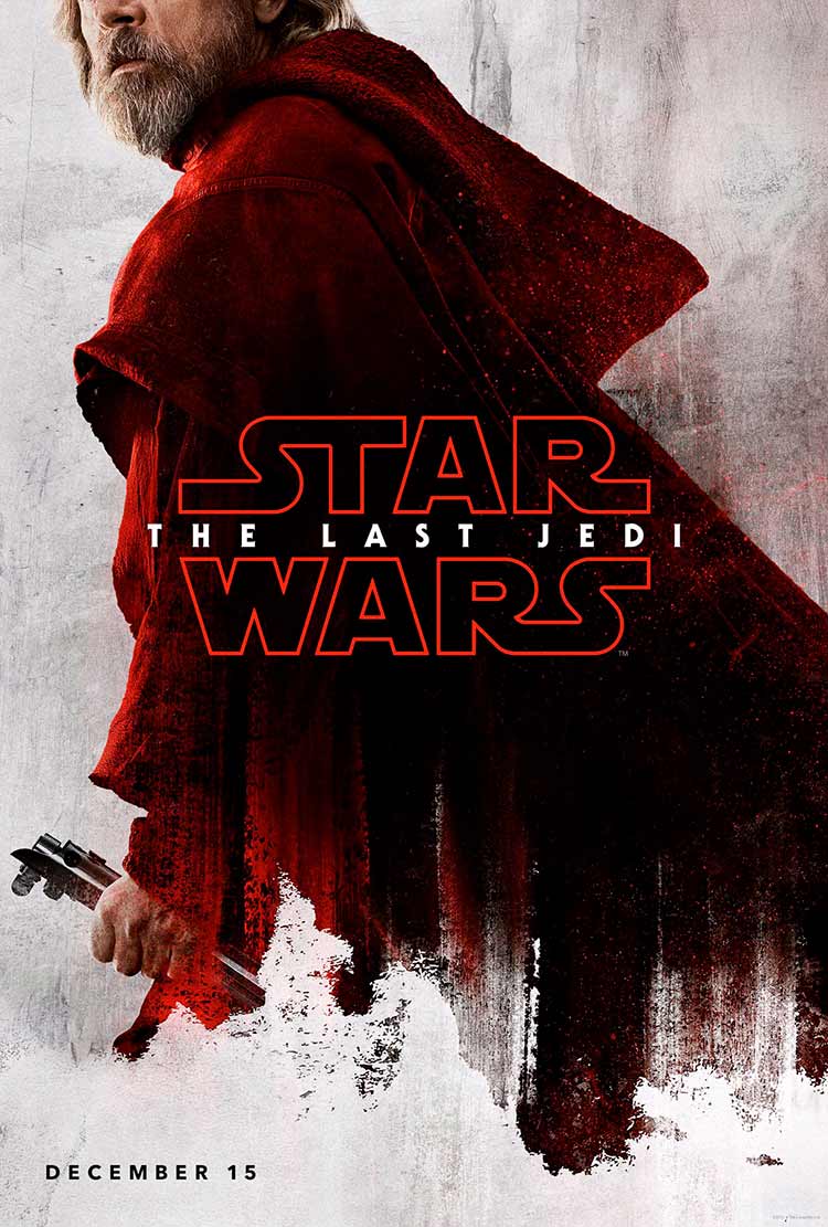 Póster de Luke Skywalker de Star Wars: Los últimos Jedi