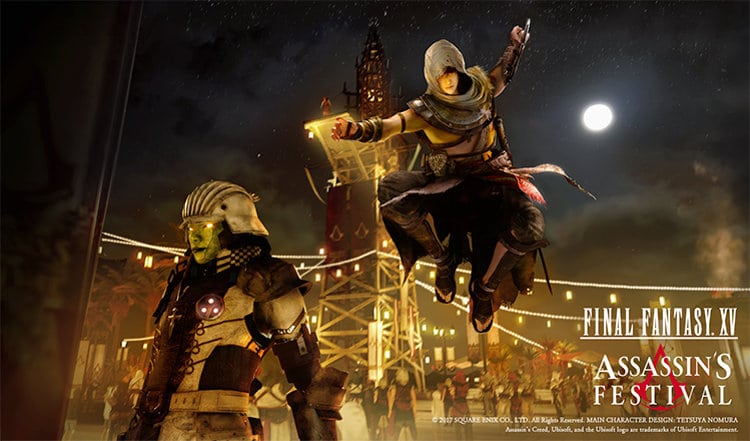 colaboración entre Assassin's Creed y Final Fantasy XV