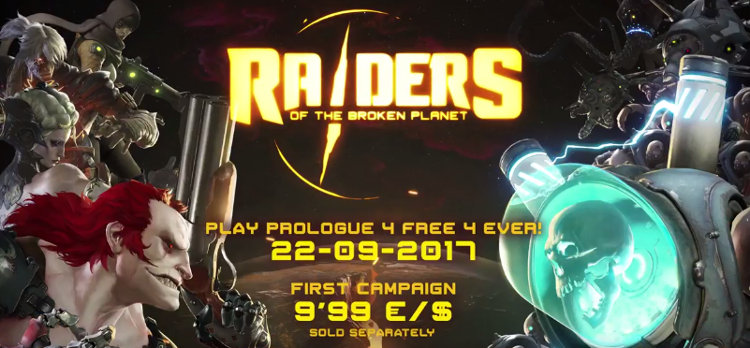 fecha de raiders of the broken planet