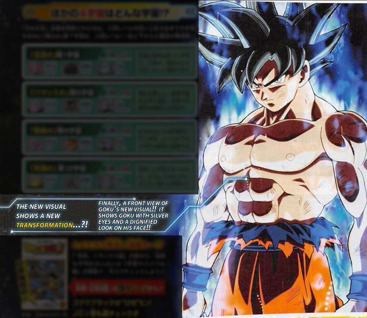 nueva transformación de Goku en Dragon Ball Super