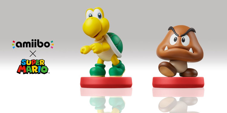 amiibos Goomba y Troopa de Mario & Luigi Superstar Saga