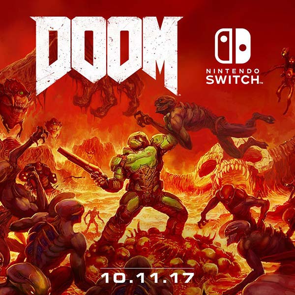 fecha de lanzamiento de DOOM en Nintendo Switch