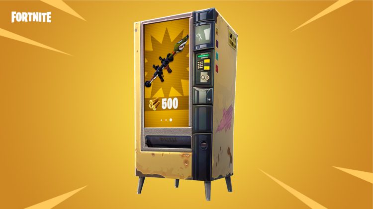 máquinas expendedoras en Fornite