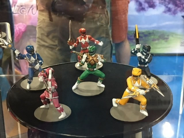 juego de mesa de los Power Rangers figuras