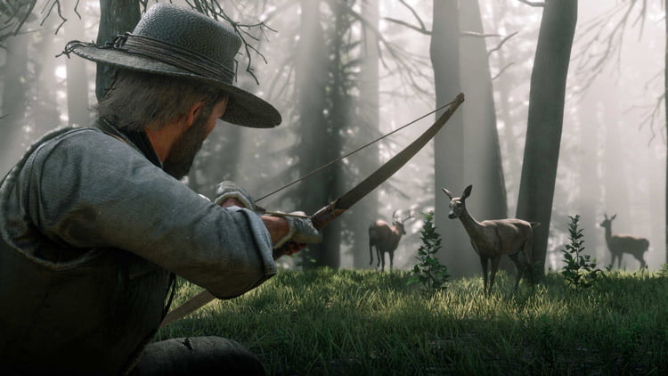 Localización animales legendarios de Red Dead Redemption 2