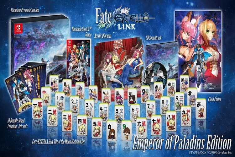 ediciones limitadas de Fate/Extella Link 