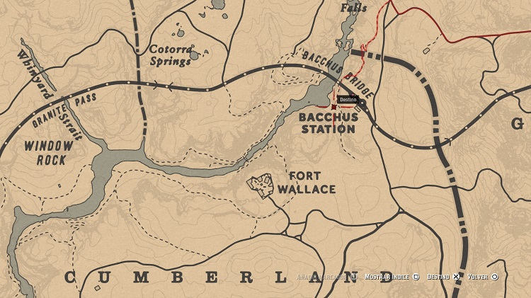 mapas del tesoro de Red Dead Online