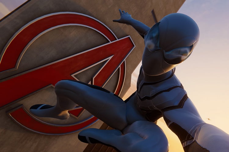 trajes de los 4 fantásticos para Spider-Man