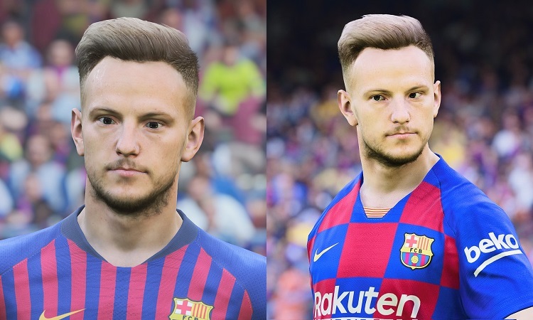 caras del F.C. Barcelona en eFootball PES 2020