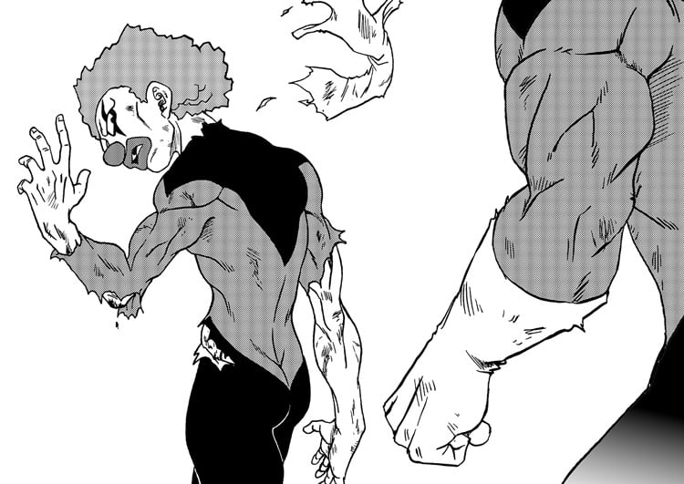Dibujo de Vermoud en Dragon Ball Super manga antes de ser Dios de la Destrucción del Universo 11