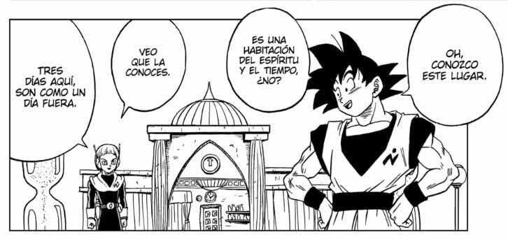 Los entrenamientos de Goku y Vegeta en el arco de Moro