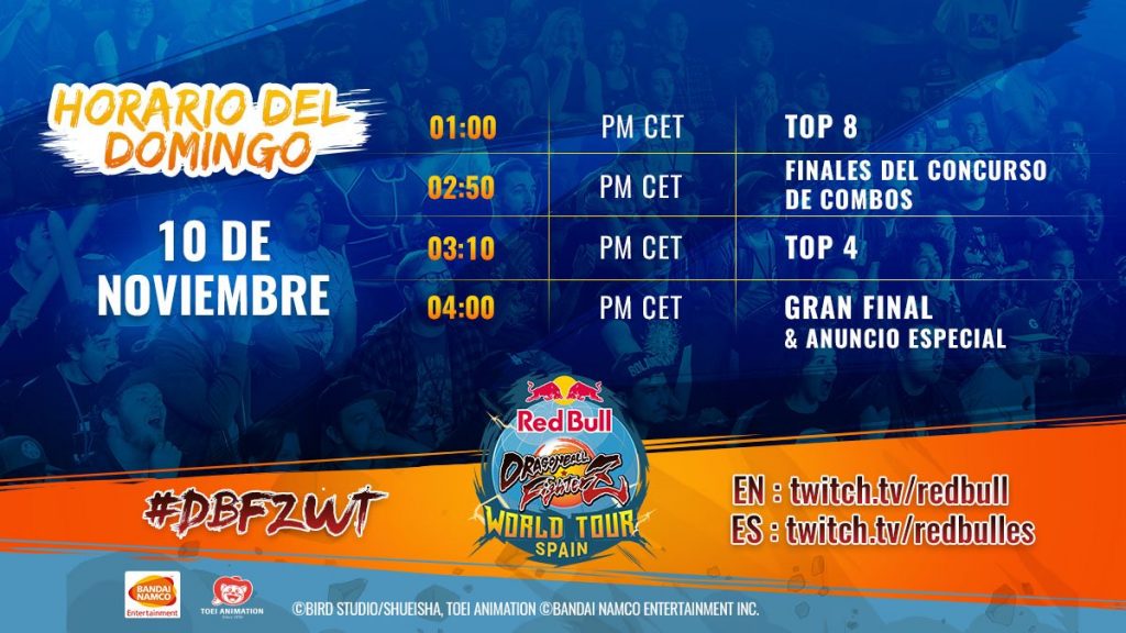 Horario del Red Bull Dragon Ball FighterZ SAGA Madrid (1)