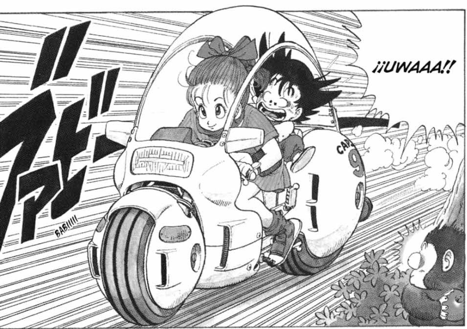 Manga Dragon Ball capítulo 1 en castellano, Goku y Bulma