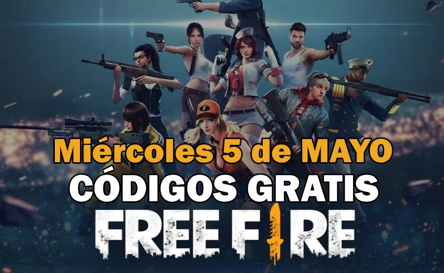 Free Fire  Códigos del 6 de mayo de 2023: recompensas gratis