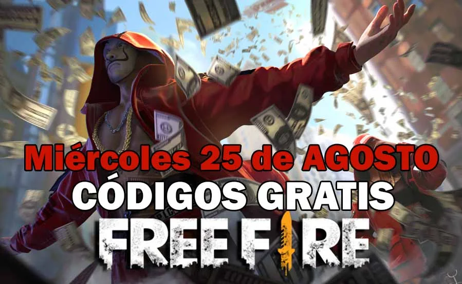 Codigos Free Fire Disponibles Gratis Del 25 De Agosto De 2021