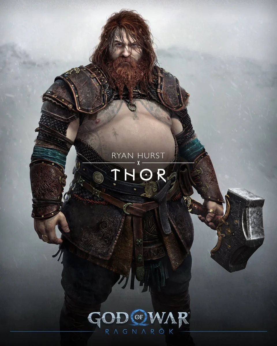 El actor de voz de Thor en God of War Ragnarok ya ha grabado sus